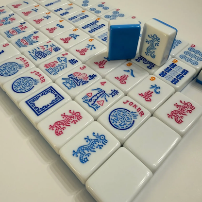 Blue Pop American Mahjong Set – 160 Tiles