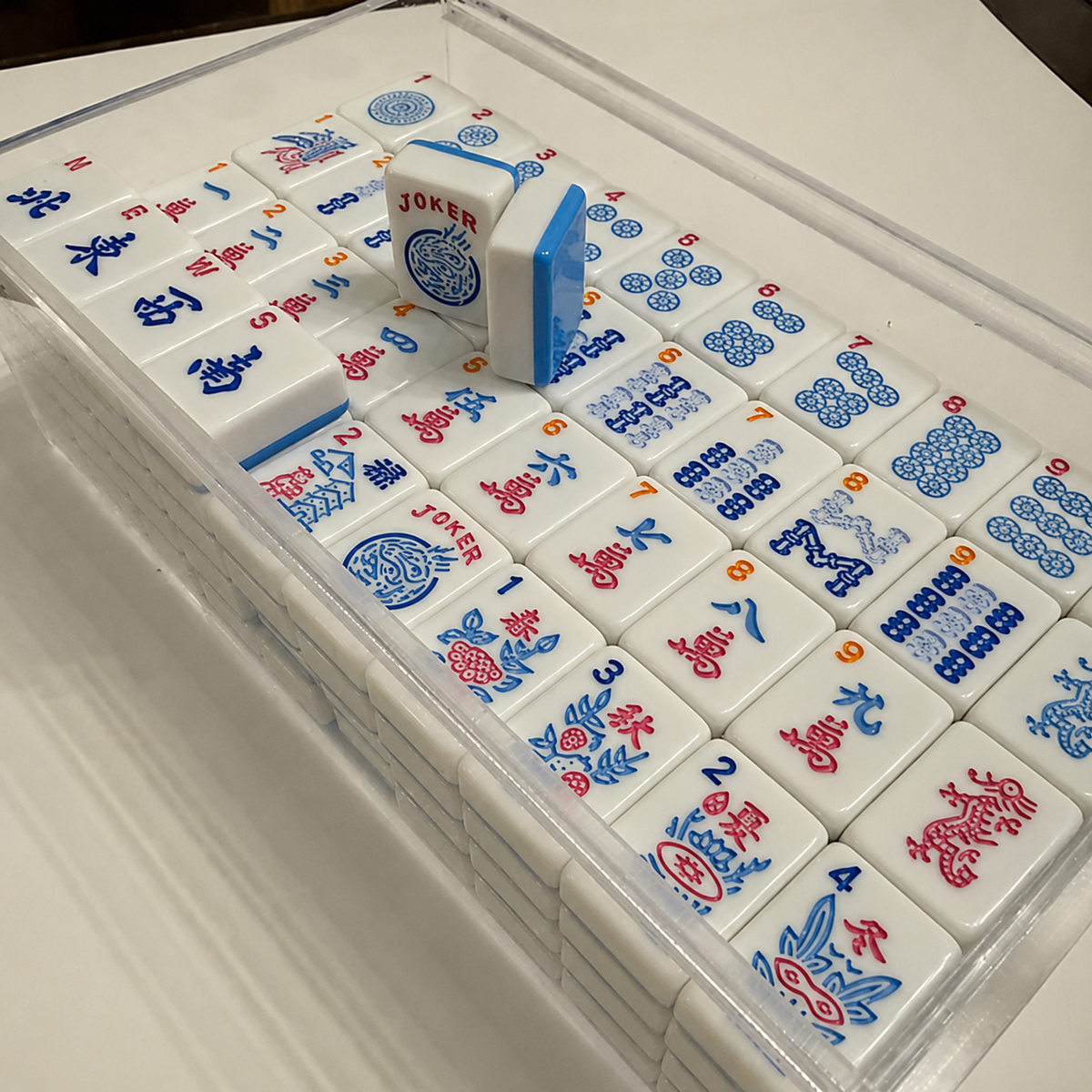 Blue Pop American Mahjong Set – 160 Tiles