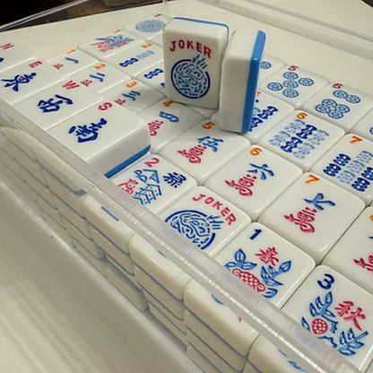 Blue Pop American Mahjong Set – 160 Tiles